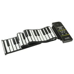 Piano silicone mềm cuộn lên MIDI 88 phím di động, Bàn phím: 133 x 14.2 x 0.6cm, Piano cuộn lên 88 phím