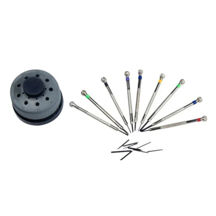 Bộ 9 Tua Vít Sửa Chữa Đồng Hồ 0.5mm-2.5mm, 9 Trong 1