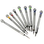 Bộ 9 Tua Vít Sửa Chữa Đồng Hồ 0.5mm-2.5mm, 9 Trong 1