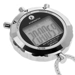 Đồng hồ bấm giờ kim loại PS528 chuyên nghiệp, đồng hồ thể thao kỹ thuật số LCD cầm tay có dây đeo, PS528