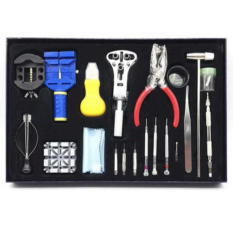 Bộ 20 dụng cụ sửa đồng hồ gồm tua vít và mở vỏ, 20 trong 1