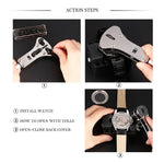 Bộ 20 dụng cụ sửa đồng hồ gồm tua vít và mở vỏ, 20 trong 1