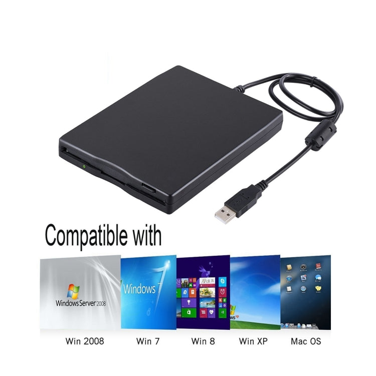 Ổ đĩa mềm USB ngoài 3.5 inch 1.44MB FDD cho laptop, máy tính để bàn