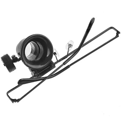 Kính lúp sửa đồng hồ loại kính 20X có đèn LED, 9892A