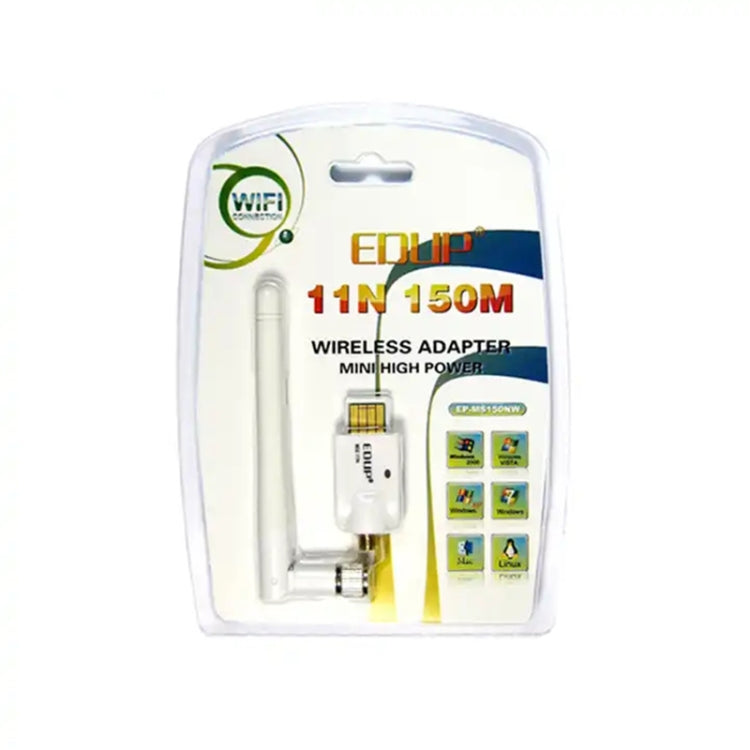 Card USB không dây mini công suất cao 802.11N 150M, card USB