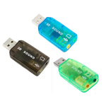 Card âm thanh ngoài USB DSP 5.1 kênh đơn (giao màu ngẫu nhiên)