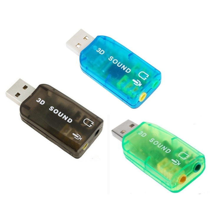 Card âm thanh ngoài USB DSP 5.1 kênh đơn (giao màu ngẫu nhiên)