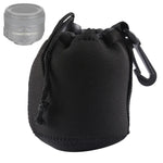 Túi đựng ống kính máy ảnh SLR bằng neoprene có móc khóa, kích thước: 8x10cm
