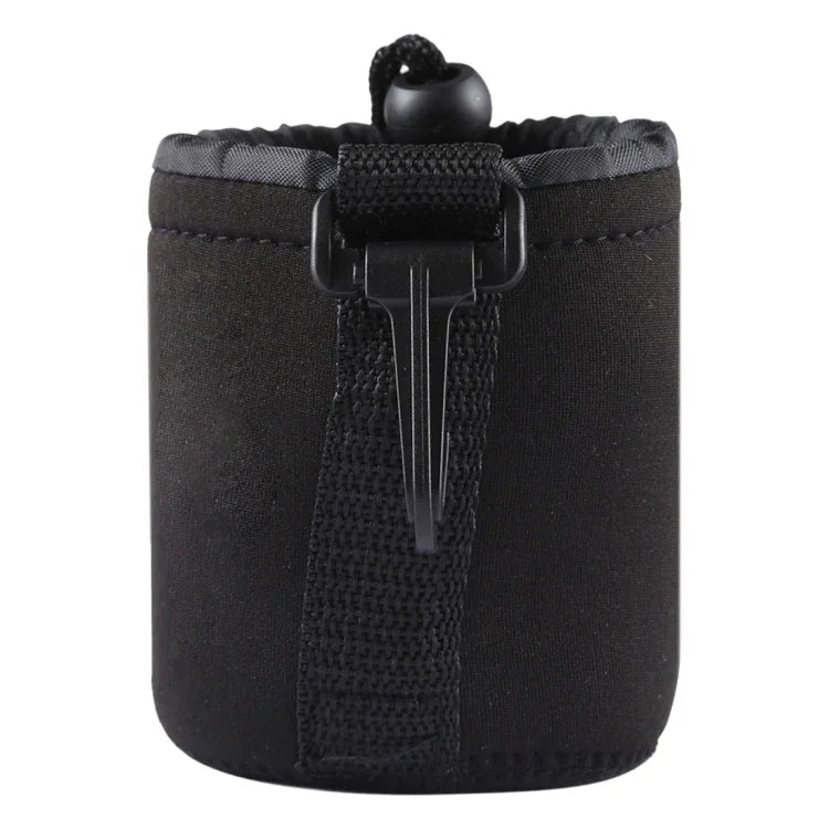 Túi đựng ống kính máy ảnh SLR bằng neoprene có móc khóa, kích thước: 8x10cm