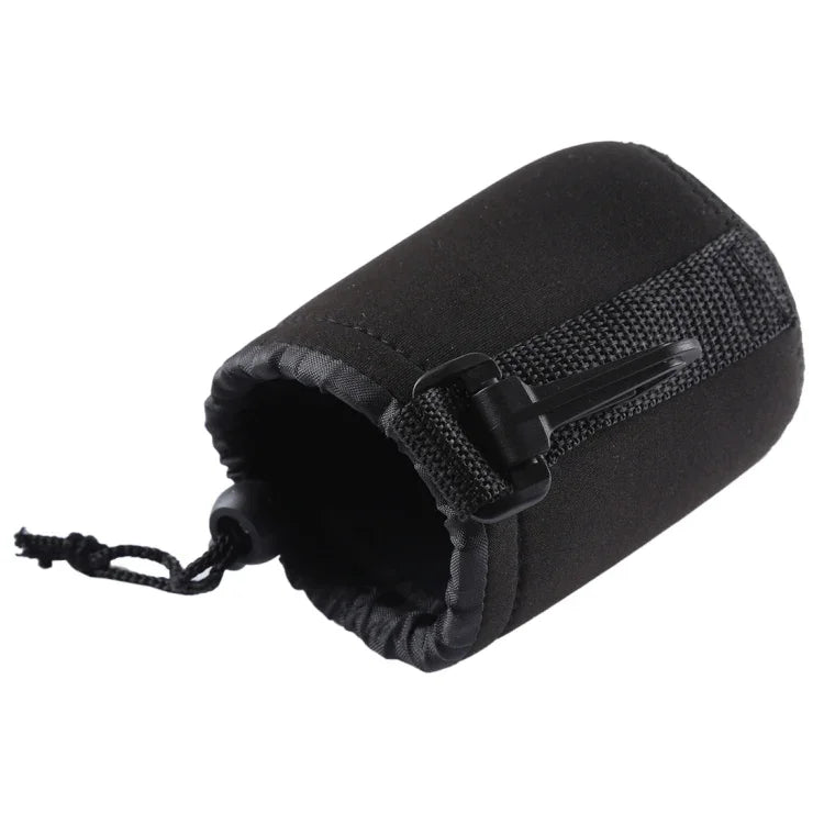 Túi đựng ống kính máy ảnh SLR bằng neoprene có móc khóa, kích thước: 8x10cm