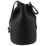Túi đựng ống kính máy ảnh SLR bằng neoprene có móc khóa, kích thước: 10x18cm