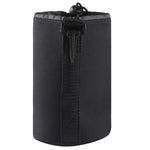 Túi đựng ống kính máy ảnh SLR bằng neoprene có móc khóa, kích thước: 10x18cm