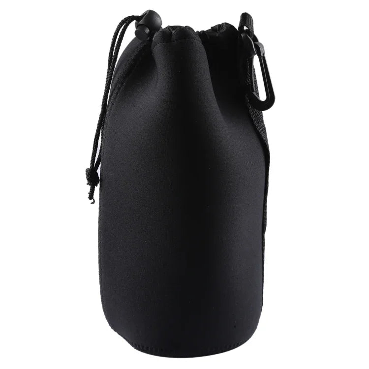 Túi đựng ống kính máy ảnh SLR bằng neoprene có móc khóa, kích thước: 10x22cm