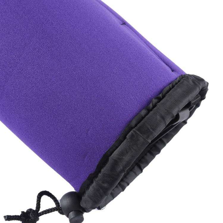 Túi đựng ống kính máy ảnh SLR bằng neoprene có móc khóa, kích thước: 10x22cm