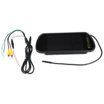 Màn hình xe hơi màu TFT-LCD 7 inch cho camera lùi, hỗ trợ chức năng tự động chuyển màn hình khi lùi, 7 inch camera lùi
