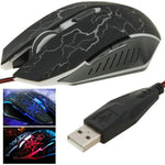 Chuột chơi game quang có dây USB 6D cho máy tính PC Laptop, USB 6D