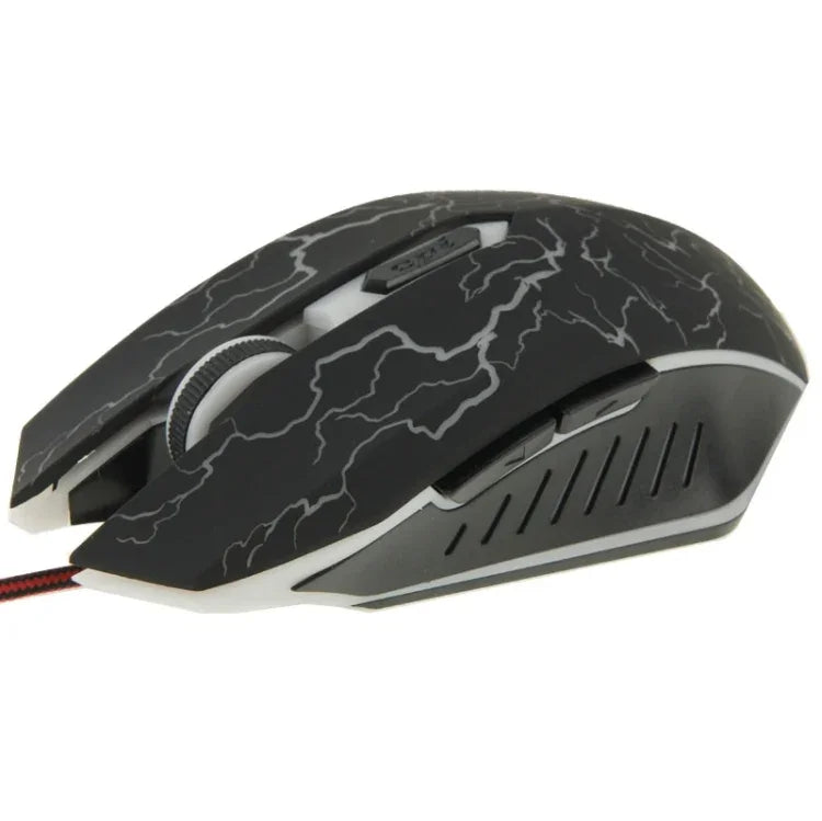 Chuột chơi game quang có dây USB 6D cho máy tính PC Laptop, USB 6D
