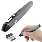 Chuột bút không dây 2.4GHz 500 / 1000DPI với đầu thu USB Mini, Khoảng cách truyền: 10m, 500 / 1000DPI Màu xanh, 500 / 1000DPI Màu xám