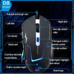 Chuột quang chơi game có dây T7 đổi màu 3 màu 1200 DPI 1600DPI 2400DPI USB, T7