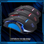 Chuột quang chơi game có dây T7 đổi màu 3 màu 1200 DPI 1600DPI 2400DPI USB, T7