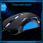 Chuột quang chơi game có dây T7 đổi màu 3 màu 1200 DPI 1600DPI 2400DPI USB, T7