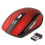 Chuột quang không dây 2.4 GHz 800~1600 DPI 6D với đầu thu USB Mini, cắm là dùng, Khoảng cách làm việc lên đến 10 mét