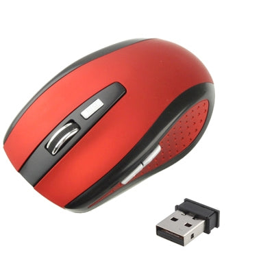 Chuột quang không dây 2.4 GHz 800~1600 DPI 6D với đầu thu USB Mini, cắm là dùng, Khoảng cách làm việc lên đến 10 mét