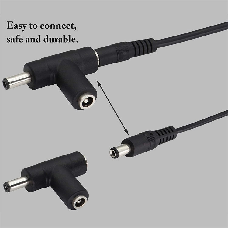 Bộ chuyển đổi nguồn DC 2A 5.5 x 2.1mm, cáp cuộn sạc xe hơi, chiều dài: 40-140cm, 5.5 x 2.1mm