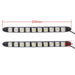 2 PCS  5W 10 LED SMD 5050 Flexible Snake LED Car Daytime Running Lights, DC 12V, 5W