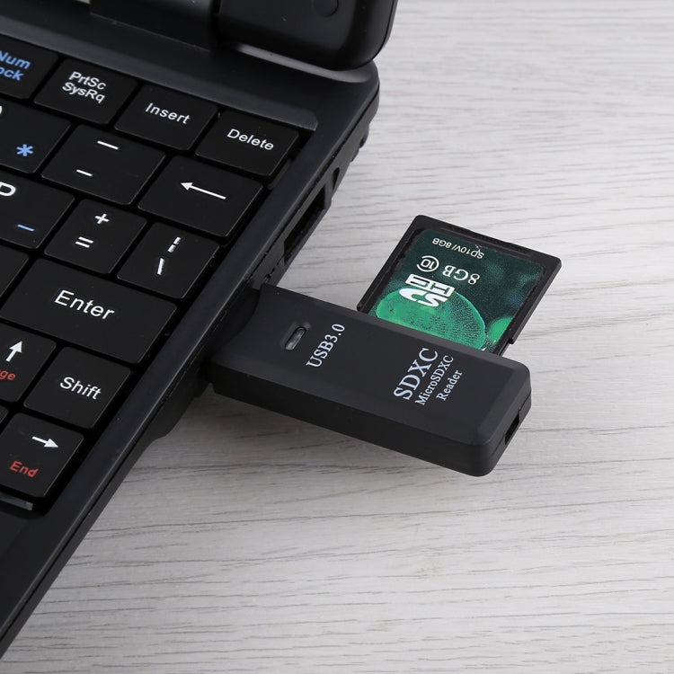 Đầu đọc thẻ USB 3.0 2 trong 1, tốc độ siêu nhanh 5Gbps, hỗ trợ thẻ SD / TF