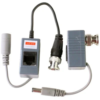 2 cái Bộ chuyển đổi tín hiệu video / âm thanh / nguồn UTP cho camera CCTV, A213A