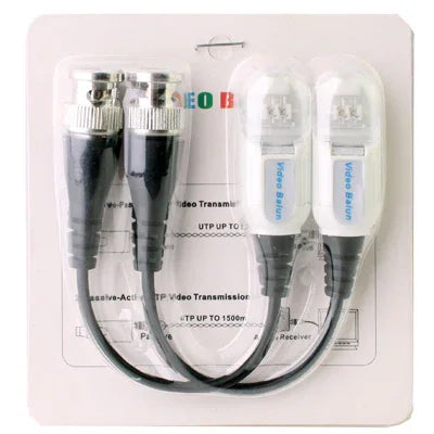 2 cái Bộ chuyển đổi video mạng thụ động UTP CAT5 sang camera CCTV BNC DVR O-612, 206C