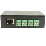 Bộ thu phát Balun video BNC sang UTP RJ45 thụ động 4 kênh, QC204