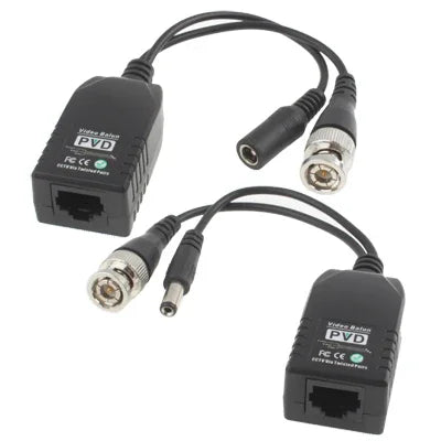 Đầu nối Balun nguồn & video thụ động 1 kênh, 1-CH