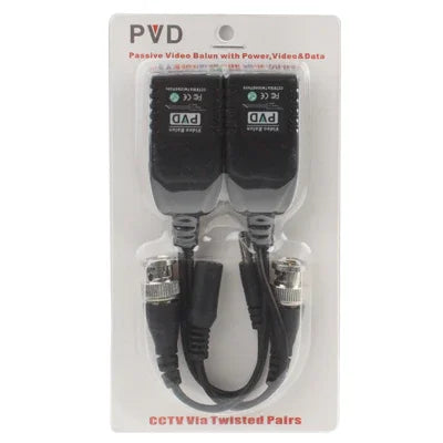 Đầu nối Balun nguồn & video thụ động 1 kênh, 1-CH