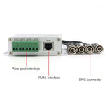 Balun video UTP thụ động 4 kênh, CCTV qua cáp xoắn đôi, 4 kênh UTP