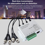 Balun video UTP thụ động 4 kênh, CCTV qua cáp xoắn đôi, 4 kênh UTP