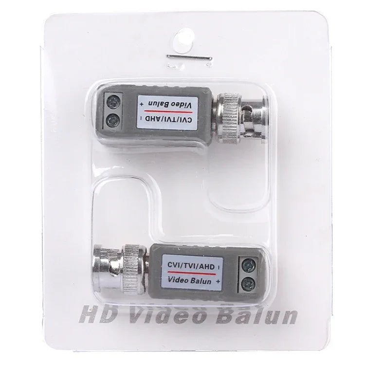 2 cái bộ chuyển đổi Balun video thụ động 1 kênh CVI/TVI/AHD 202E-HD, 202E-HD