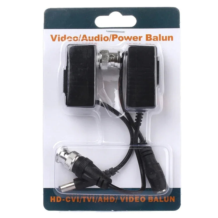 2 cái bộ thu phát Balun video âm thanh nguồn HD 213A CVI/TVI/AHD, 213A