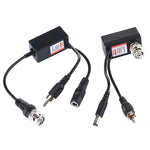 2 cái bộ thu phát Balun video âm thanh nguồn HD 213B-C CVI/TVI/AHD, 213B-C