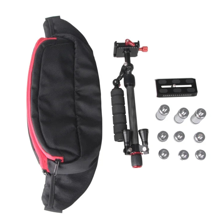 Thanh trượt carbon fiber Letspro điều chỉnh được, bộ ổn định chuyên nghiệp cho máy ảnh / DV / DSLR / máy quay phim (SK-500)