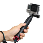 Gậy đơn cầm tay có thể kéo dài 49cm với vít cho GoPro, Insta360, DJI và các máy quay hành động khác, Chiều dài tối đa: 49cm(Đỏ), Chiều dài tối đa: 49cm(Xanh dương), Chiều dài tối đa: 49cm(Vàng), Chiều dài tối đa: 49cm(Xanh lá)