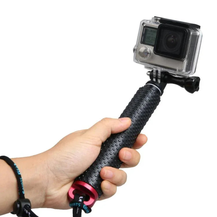 Gậy đơn cầm tay có thể kéo dài 49cm với vít cho GoPro, Insta360, DJI và các máy quay hành động khác, Chiều dài tối đa: 49cm(Đỏ), Chiều dài tối đa: 49cm(Xanh dương), Chiều dài tối đa: 49cm(Vàng), Chiều dài tối đa: 49cm(Xanh lá)