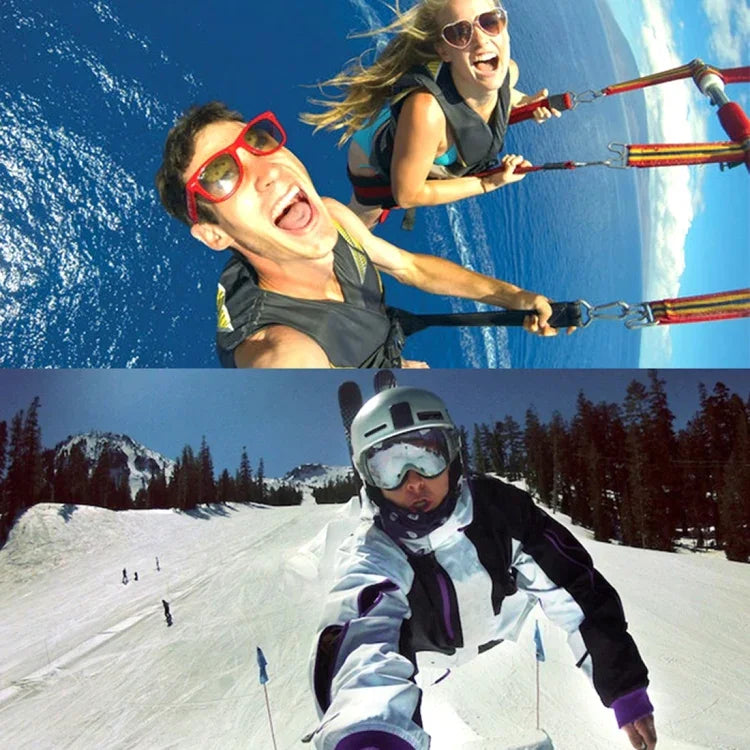 Gậy đơn cầm tay có thể kéo dài 49cm với vít cho GoPro, Insta360, DJI và các máy quay hành động khác, Chiều dài tối đa: 49cm(Đỏ), Chiều dài tối đa: 49cm(Xanh dương), Chiều dài tối đa: 49cm(Vàng), Chiều dài tối đa: 49cm(Xanh lá)