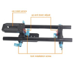 YEANGU YLG1005B Thanh Ray Giá Đỡ Đơn Giản 15mm Cho Máy Ảnh SLR, YLG1005B