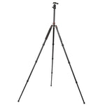 Chân máy ảnh nhôm di động điều chỉnh Triopo MT-2504C với đầu bi NB-1S cho máy ảnh DSLR Canon Nikon Sony, MT-2504C (Đen), MT-2504C (Vàng)