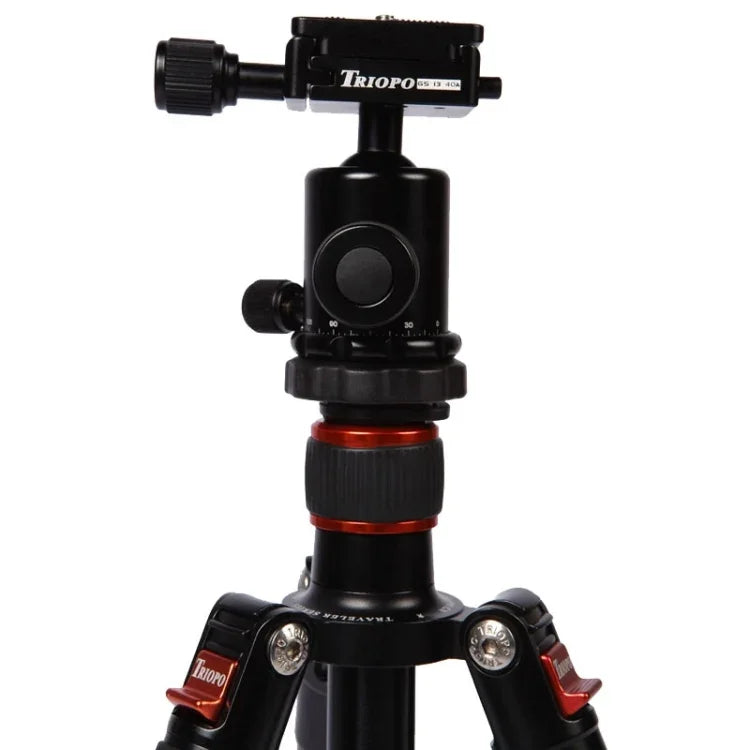 Chân máy ảnh nhôm di động điều chỉnh Triopo MT-2504C với đầu bi NB-1S cho máy ảnh DSLR Canon Nikon Sony, MT-2504C (Đen), MT-2504C (Vàng)