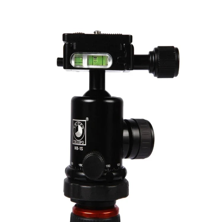 Chân máy ảnh nhôm di động điều chỉnh Triopo MT-2504C với đầu bi NB-1S cho máy ảnh DSLR Canon Nikon Sony, MT-2504C (Đen), MT-2504C (Vàng)