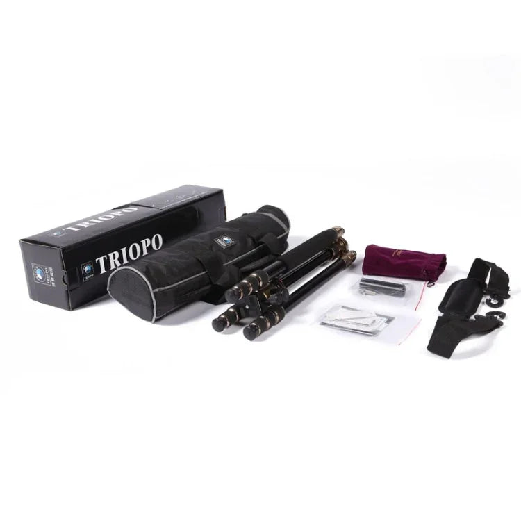 Chân máy ảnh nhôm di động điều chỉnh Triopo MT-2504C với đầu bi NB-1S cho máy ảnh DSLR Canon Nikon Sony, MT-2504C (Đen), MT-2504C (Vàng)