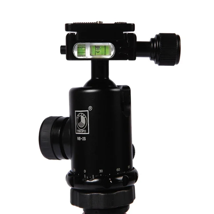 Chân máy ảnh nhôm di động điều chỉnh Triopo MT-2804C với đầu bi NB-2S cho máy ảnh DSLR Canon Nikon Sony, MT-2804C (Đen), MT-2804C (Vàng)